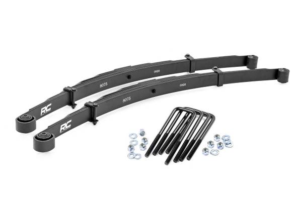 Rough Country - Rear Leaf Springs 3.5 Inch Lift Pair 05-22 Toyota Tacoma 2WD/4WD Rough Country