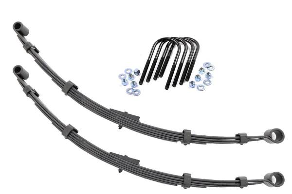 Rough Country - Rear Leaf Springs 2.5 Inch Lift Pair 76-83 Jeep CJ 5 4WD Rough Country