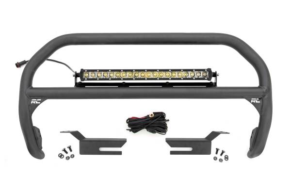 Rough Country - Nudge Bar 20 Inch Chrome Series Single Row LED 21-Up Ford Bronco 4WD Rough Country