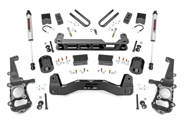 Rough Country - 4 Inch Lift Kit with V2 Shocks 21-22 Ford F-150 2WD Rough Country