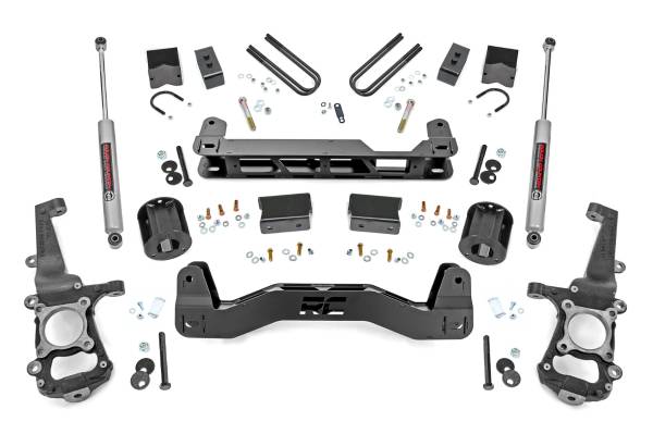 Rough Country - 4 Inch Lift Kit with N3 Shocks 21-22 Ford F-150 2WD Rough Country