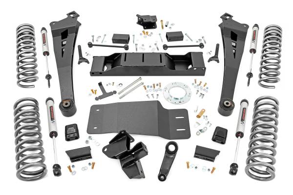 Rough Country - 5 Inch Lift Kit Dual Rate Coils V2 Non-AISIN 19-Up Ram 2500 Rough Country