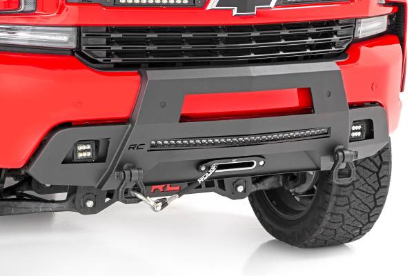 Rough Country - Hidden Winch Bumper 19-22 Chevy Silverado 1500 2WD/4WD Rough Country