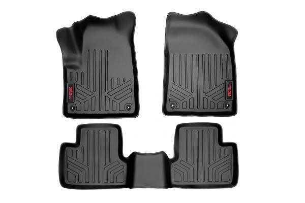 Rough Country - Floor Mats Front and Rear 14-23 Jeep Cherokee KL Rough Country