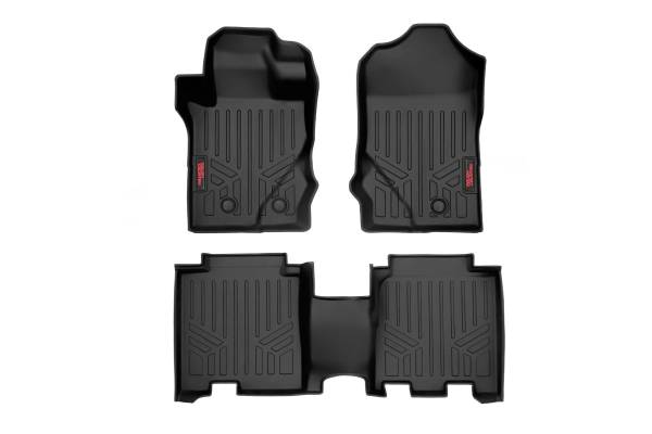 Rough Country - Floor Mats Front and Rear Bucket Set 21-Up Ford Bronco 4-Door Rough Country