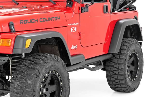 Rough Country - Fender Flare Kit 5.5 Inch Wide 97-06 Jeep Wrangler TJ 4WD Rough Country