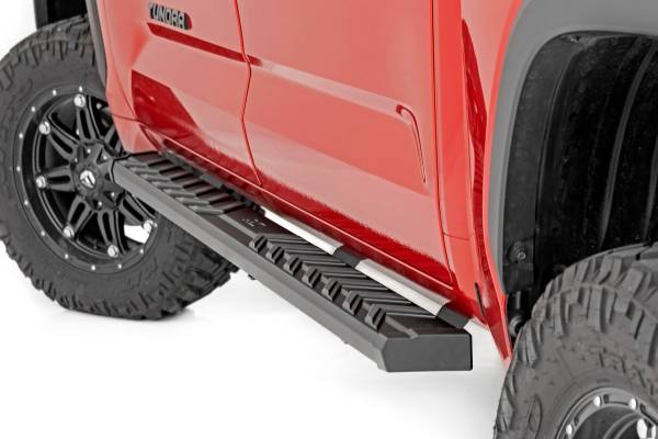 Rough Country - BA2 Running Boards Side Step Bars Toyota Tundra 2WD/4WD (22-23) Rough Country