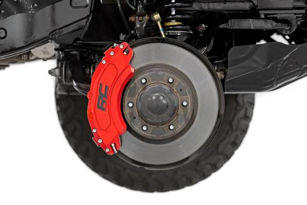 Rough Country - Caliper Cover Red Electric Parking Brakes 18-Up Ford Expedition F-150 Rough Country