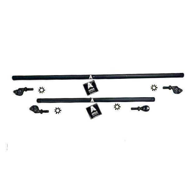 Apex Chassis - Wrangler 1 Ton Steering Kit With Flip Black Aluminum For 07-18 Wrangler JK Apex Chassis