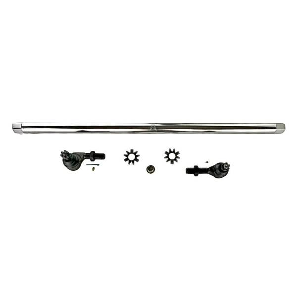 Apex Chassis - Jeep Wrangler JK - 1 Ton Drag Link Kit - Polished Aluminum - Yes Flip Apex Chassis