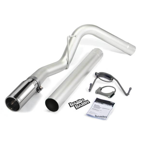 Banks Power - Monster Exhaust System Single Exit Chrome Tip 07-13 Dodge/Ram 6.7L CCLB Banks Power