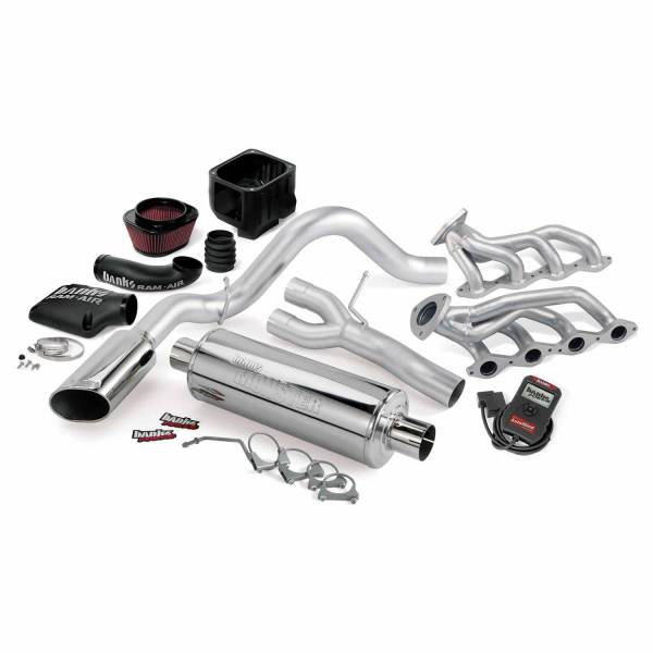 Banks Power - PowerPack Bundle Complete Power System W/AutoMind Programmer Chrome Tailpipe 02 Chevy 4.8-5.3L 1500 ECSB Banks Power