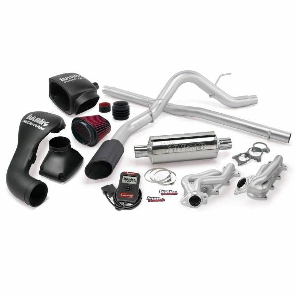 Banks Power - PowerPack Bundle Complete Power System W/Single Exit Exhaust Black Tip 04-08 Ford 5.4L F-150 ECSB Banks Power