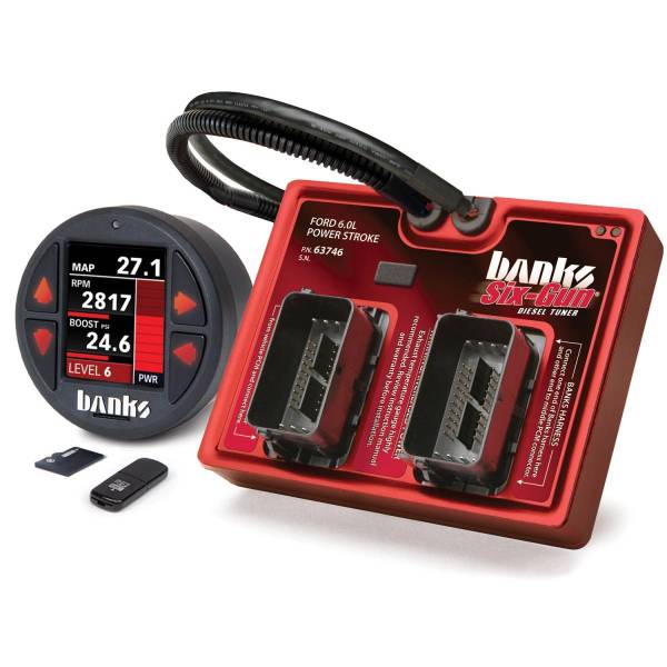 Banks Power - Six-Gun Diesel Tuner W/iDash 1.8 DataMonster 03-07 Ford 6.0 Truck/03-05 Excursion Banks Power