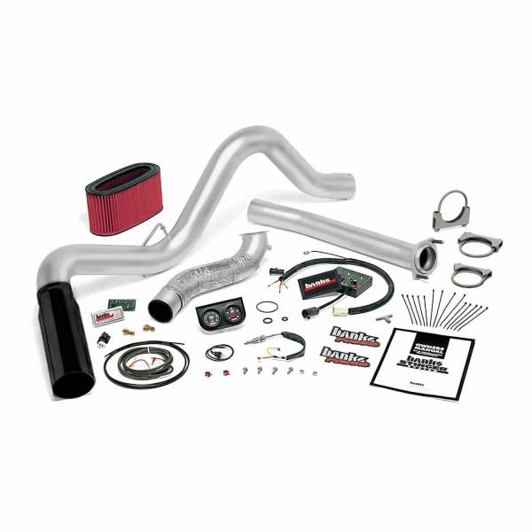 Banks Power - Stinger Bundle Power System W/Single Exit Exhaust Black Tip 95.5-97 Ford 7.3L Manual Transmission Banks Power