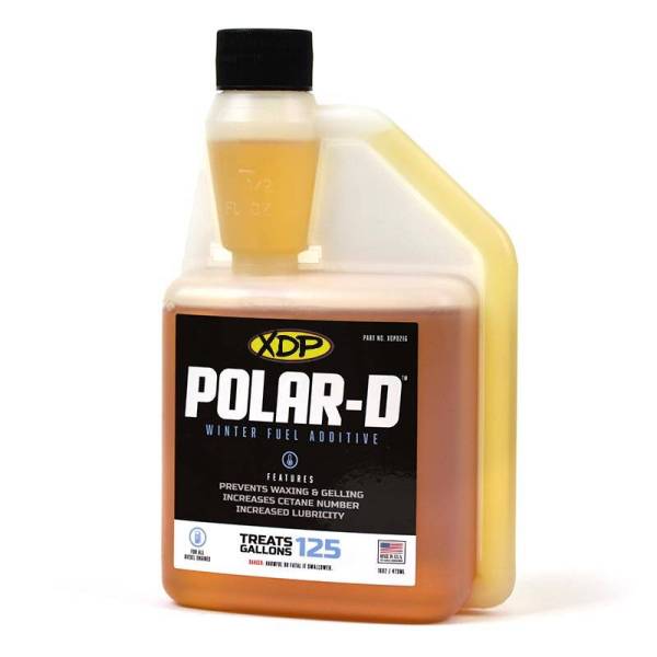 XDP Xtreme Diesel Performance - Diesel Fuel Additive Polar-D Winter Formula All Diesel Engines 16 Oz Bottle Treats 125 Gallons XDP