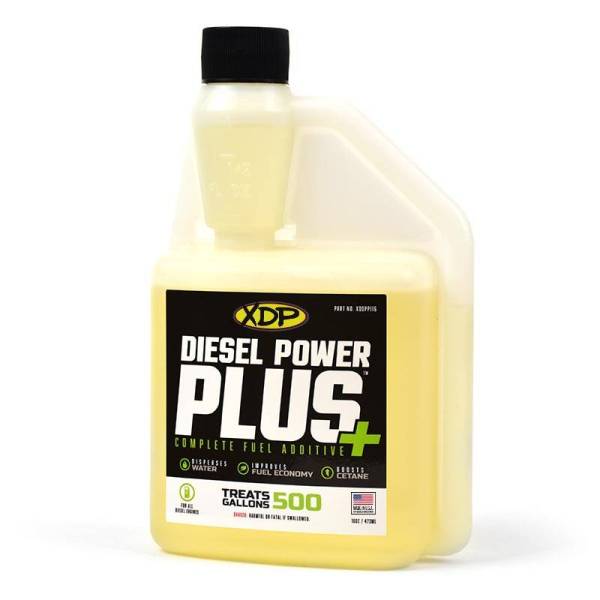 XDP Xtreme Diesel Performance - Diesel Power Plus Fuel Additive All Diesel Engines 16 Oz. Bottle Treats 500 Gallons XDDPP116 XDP