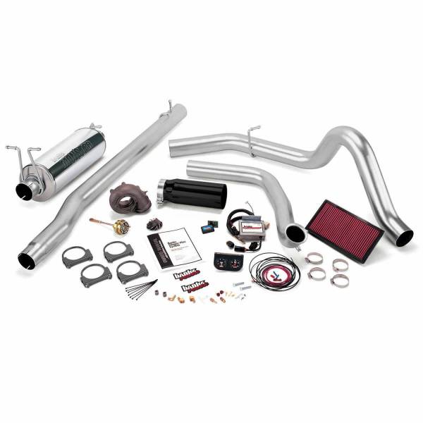 Banks Power - Stinger Plus Bundle Power System W/Single Exit Exhaust Black Tip 99.5-03 Ford 7.3L F250/F350 Automatic Transmission Banks Power