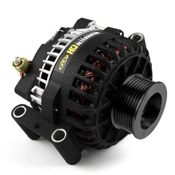 XDP Xtreme Diesel Performance - XDP Wrinkle Black HD High Output Alternator 2003-2005 Ford 6.0L Powerstroke XD348