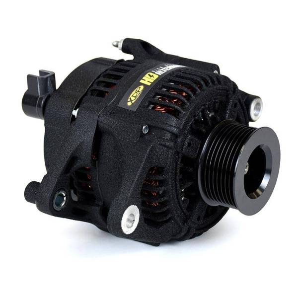 XDP Xtreme Diesel Performance - XDP Wrinkle Black HD High Output Alternator XD510 For 1990-1998 Dodge 5.9L Cummins