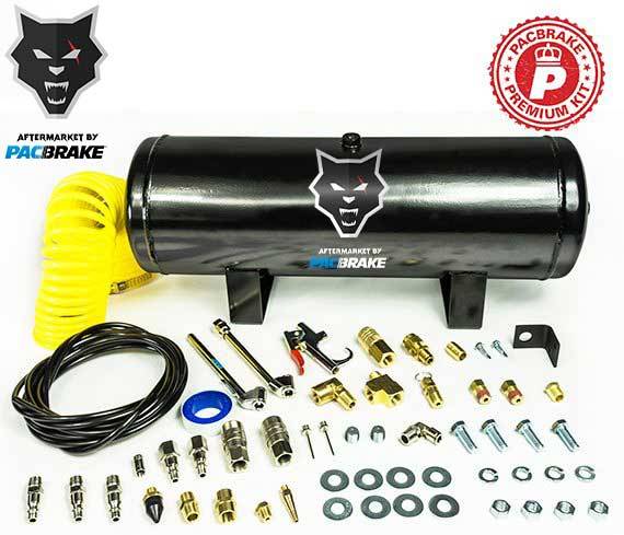 Pacbrake - HP10050 2 1/2 Gallon Carbon Steel Premium Air Tank Air Nozzle Air Accessories