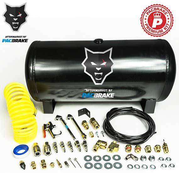 Pacbrake - HP10051 5 Gallon Carbon Steel Premium Air Tank Kit An Air Tank And Required Hardware