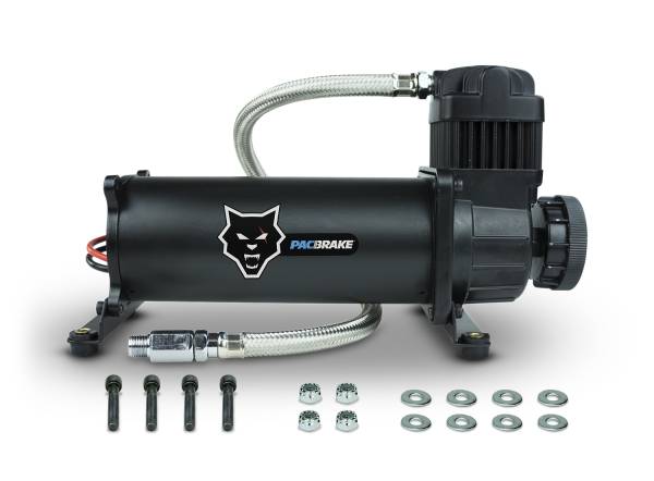 Pacbrake - HP10300 (Basic) 12VDC HP425 Series Basic Air Compressor Kit - Chrome (Replacement Kit);HP10300 (Basic) 12VDC HP425 Series Basic Air Compressor Kit - Chrome (Replacement Kit)