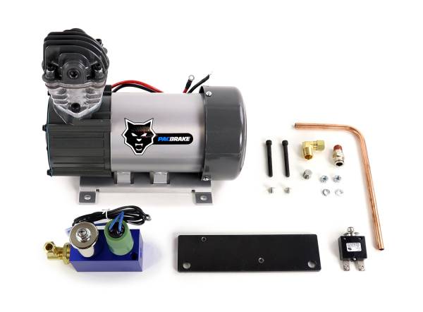 Pacbrake - HP10632 (Basic) 12V HP625 Series Heavy Duty Air Compressor Kit - Vertical Pump Head