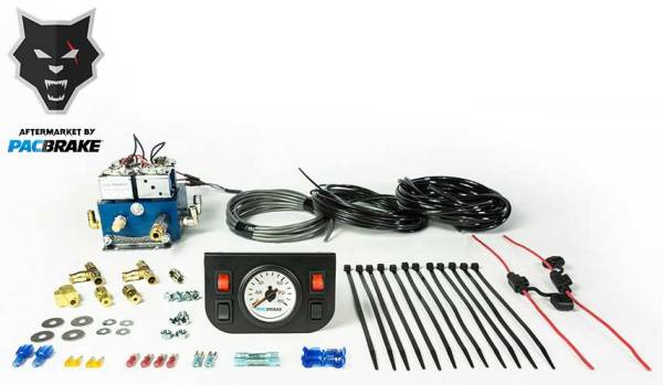 Pacbrake - HP10062 Basic Independent Electrical In Cab Control Kit W/Mechanical Gauge Pacbrake