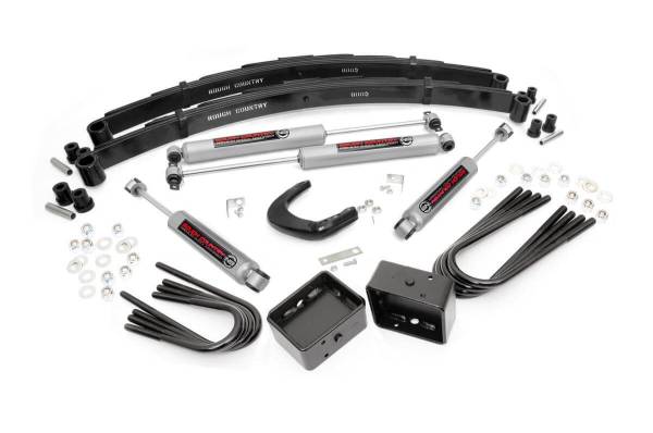 Rough Country - 4 Inch Suspension Lift Kit 77-91 C10/K10/K5 Blazer/C15/K15/Jimmy 77-87 C10/K10/C15/K15 Rough Country