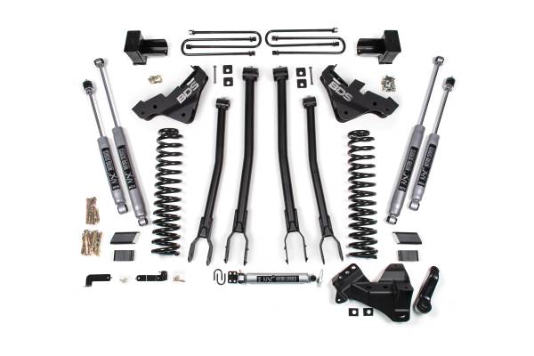 BDS Suspension - 5 Inch Lift Kit w/ 4-Link | Ford F250/F350 Super Duty (23-25) 4WD | Diesel