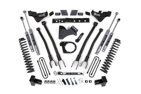 BDS Suspension - 7 Inch Lift Kit w/ 4-Link | Ford F250/F350 Super Duty (23-25) 4WD | Diesel