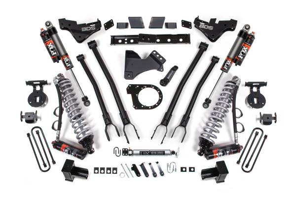 BDS Suspension - 7 Inch Lift Kit w/ 4-Link | FOX 2.5 Performance Elite Coil-Over Conversion | Ford F350 Super Duty DRW (23-25) 4WD | Diesel