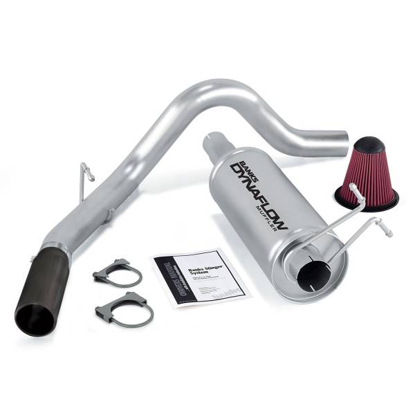 Banks Power - Stinger Bundle Power System W/Single Exit Exhaust Black Tip 2000-05 Ford 6.8L Excursion Banks Power