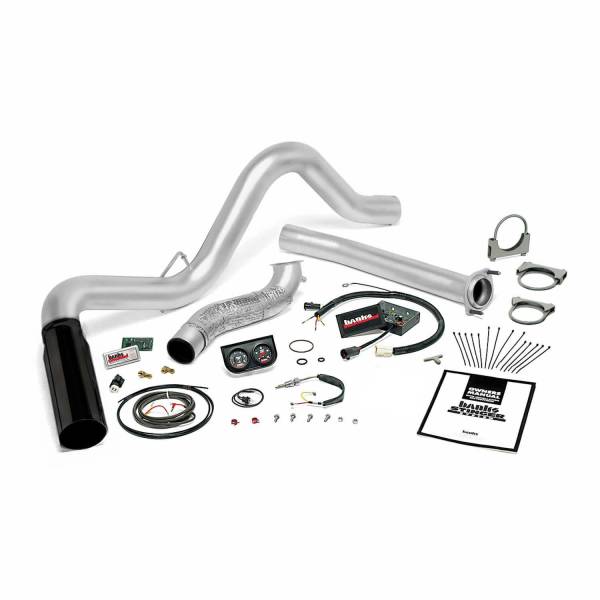 Banks Power - Stinger Bundle Power System W/Single Exit Exhaust Black Tip 95.5-97 Ford 7.3L Automatic Transmission Banks Power