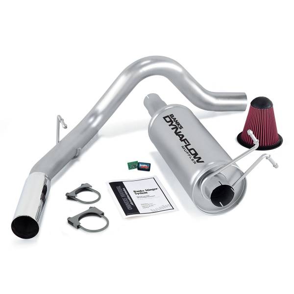 Banks Power - Stinger Bundle Power System W/AutoMind chip Single Exit Exhaust Chrome Tip 2000-05 Ford 6.8L Excursion Banks Power