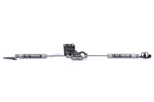 BDS Suspension - Dual Steering Stabilizer Kit w/ NX2 Shocks T-Style Steering Ram 2500/3500 19-24 4WD
