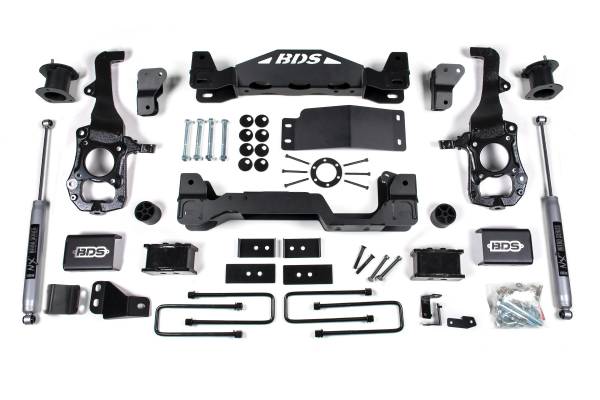 BDS Suspension - 4 Inch Lift Kit Ford F150 21-25 4WD 3 Inch Block Fox 2.0 Performance Shocks