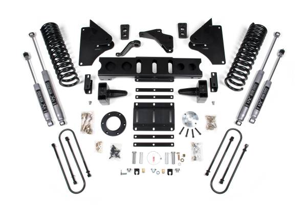 BDS Suspension - 6 Inch Lift Kit Ram 3500 13-18 4WD Diesel 5 Inch Block 6 Bolt NX2 Nitro Shocks