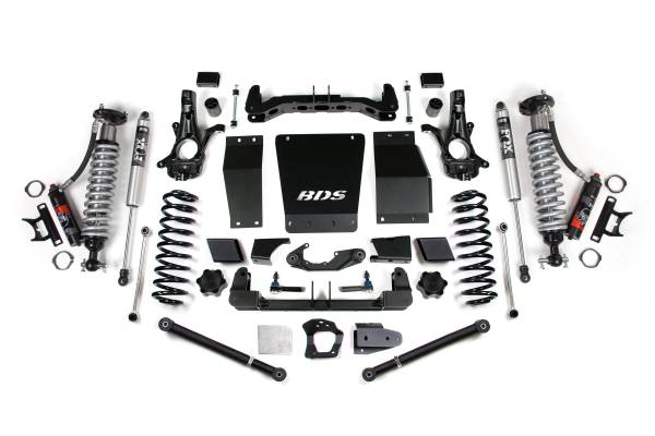 BDS Suspension - 6 Inch Lift Kit FOX 2.5 Performance Elite Coil-Over Aluminum Stamped Steel 15-19 Suburban, Tahoe, Yukon/XL 1500 4WD