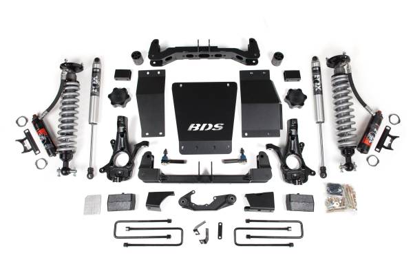 BDS Suspension - 4 Inch Lift Kit FOX 2.0 Performance Block Kit Cast Steel Coil-Over 14-18 Silverado/Sierra 1500 4WD