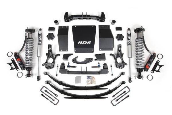 BDS Suspension - 6 Inch Lift Kit FOX 2.0 Performance Leaf Springs Coil-Over Cast Steel 14-18 Silverado/Sierra 1500 4WD BDS Suspension