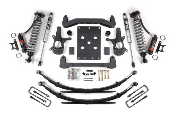 BDS Suspension - 4 Inch Lift Kit FOX 2.0 Performance Elite 5 Inch Leaf Springs Coil-Over 07-13 Silverado/Sierra 1500 2WD BDS Suspension