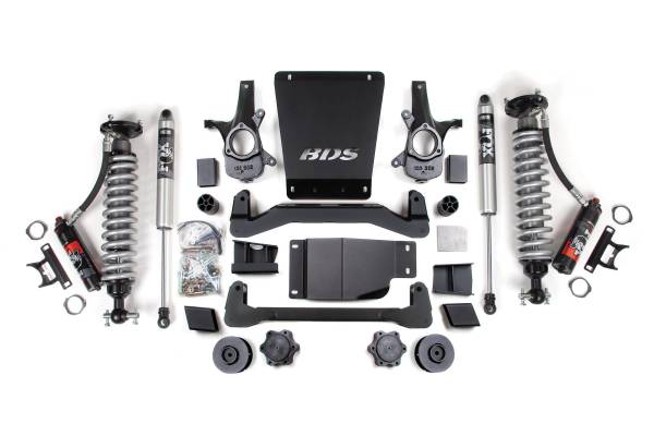 BDS Suspension - 4 Inch Lift Kit FOX 2.5 Performance Elite 2 Inch Coil-Over 07-14 Avalanche, Suburban, Tahoe, Yukon 1500 4WD