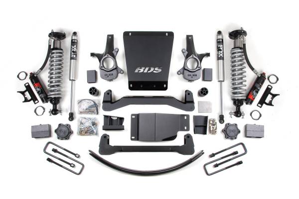 BDS Suspension - 6 Inch Lift Kit FOX Performance Elite Block Kit and Add A Leaf Coil-Over 07-13 Silverado/Sierra 1500 4WD BDS Supsension