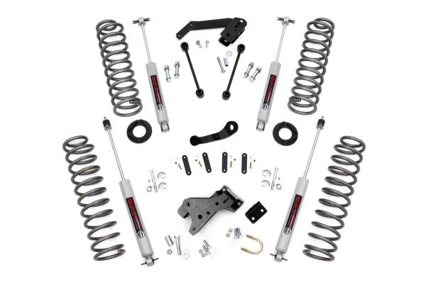 Rough Country - 4 Inch Jeep Suspension Lift Kit Premium N3 Shocks 07-18 Wrangler JK Unlimited Rough Country