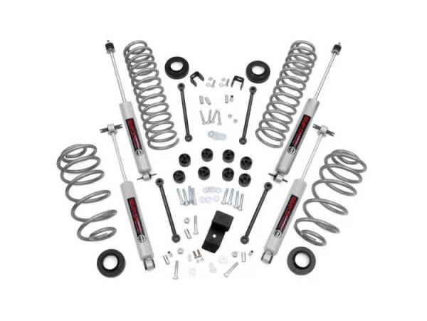 Rough Country - 3.25 Inch Jeep Suspension Lift Kit 6 Cyl 04-06 Wrangler TJ Unlimited Rough Country