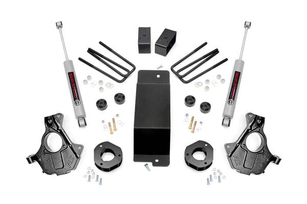 Rough Country - 3.5 Inch Suspension Lift Knuckle Kit 14-18 Silverado/Sierra 1500 4WD Cast Steel Rough Country