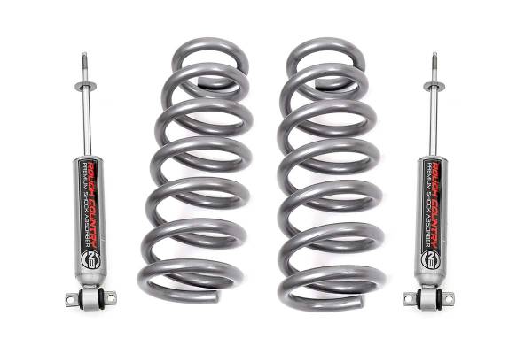 Rough Country - 2 Inch Leveling Coil Springs w/N3 Shocks 09-Up RAM 1500 2WD V8 Models Rough Country
