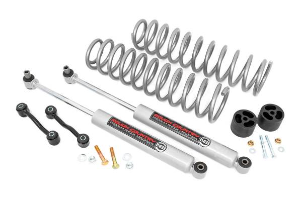 Rough Country - 2.5 Inch Jeep Suspension Lift Kit Springs 2020 JT Gladiator Rough Country